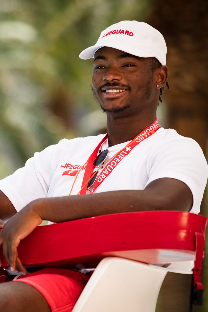 a person sitting in a chair