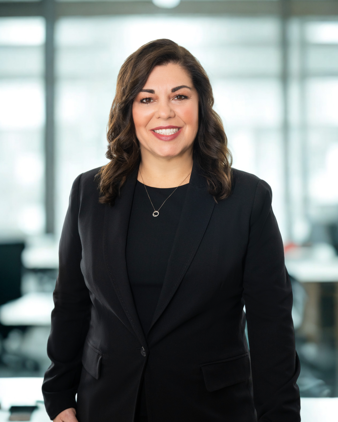 a person in a black suit